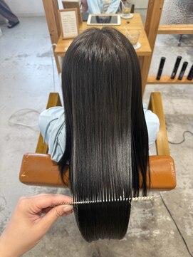 ジジ 宇都宮(Gigi) くびれヘア/フェイスレイヤー/アプリコットオレンジ/宇都宮/鶴田