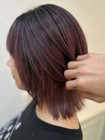 ヘアーサロン リアン 熊谷2号店(hair salon Rien) 濃いめピンクバレイヤージュ!