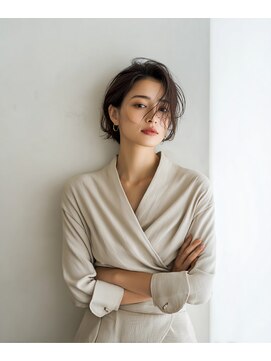 バグズ ヘアデザイン 桔梗が丘店(Baguz HAIR DESIGN) 大人質感ショートボブパーマ