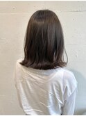 【LASIA大分/牧駅徒歩5分】艶グレージュ/切りっぱなしボブ