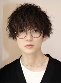 ツイストスパイラルパーマ波巻きパーマメンズカットメンズパーマ