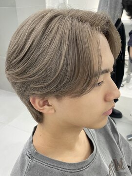 アールプラスヘアサロン(ar+ hair salon) メロウグレージュセンターパート