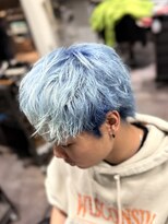 フランクスバーバーリベラルド 横浜(FRANK'S BARBER LIBERALD)&nbsp;ゴーストカラー　ブルー　H