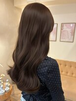 LUVISM 栄店/名古屋/ダブルカラー/ブリーチ/顔周りレイヤー/学割【5月1日OPEN(予定)】 ショコラカラー/ショコラベージュ/ダブルカラー/yuira