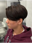 マッシュヘア/黒髪/メンズカット/men's/フェザーパーマ