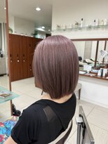 エーデル(EDEL)&nbsp;白髪ぼかし【全体ブリーチ・ピンククレージュ】