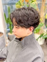 シープドッグ(SHEEP DOG)&nbsp;フェザーパーマ　トレンドパーマ　メンズカット　モテるパーマ