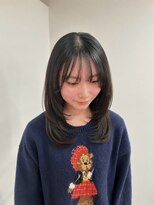 ビーグレイス パティオ ナチュラルレイヤー×20代地毛風ブラック