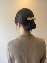 ユートゥイーズ 鎌倉(U too e's)&nbsp;《U鎌倉/髪質改善》シニヨン/タイトスタイル/カチモリヘアセット