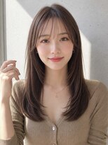 ノア(NOA) 【NOA】髪質改善×韓国風ミディアムレイヤー×顔まわりレイヤー