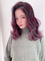 セシルへアー 福岡天神店(Cecil hair)&nbsp;ピンクブラウン×ナチュラル