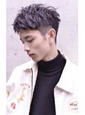 【kate 大宮】ツーブロックショート×シアグレージュ