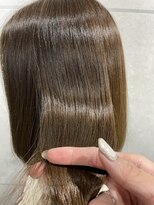 ジンジャー(GINGER) ボブ×ベージュ×髪質改善×トリートメント×艶ボブ