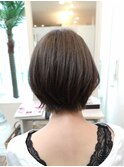 ナチュラルブラウン×ショート