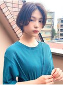 《Agu hair》丸みフォルム×短すぎないバランスショート