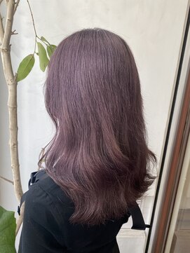 アン(Hair make un) くすみピンクパープル