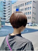 20代30代40代小顔ハンサムショートアッシュブルーブラック