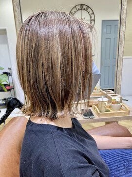 ジェービーヘア 稲毛(jb hair) こなれミディ大人かわいい美髪ネビージュ【稲毛】