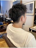 【IRIE HAIR赤坂】アップバング×ツイストパーマ×ツーブロック