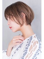 【ARTE表参道/青山】小顔ハンサムショート×シアベージュ