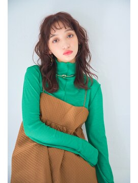 リネット ヨコハマ バイ リトル(linette yokohama by little) ベビーバングウルフパーマ