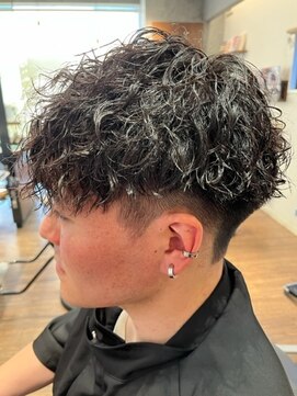 アンシェル(UNCHEL) 波巻きスパイラルツイストスパイラルパーマメンズマッシュ