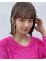 サンドシーン(sand scene)&nbsp;20代30代40代丸みショートボブマッシュ前下がりレイヤー