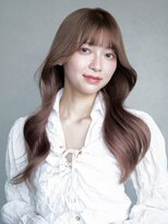 アイティー バイ アルバム 中野店(IT by ALBUM) ヨシンモリ_グレーベージュレイヤーロング前髪パーマ_9598