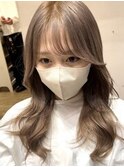 面長解消 顔周りカット 小顔ヘア シースルーバング サイドバング