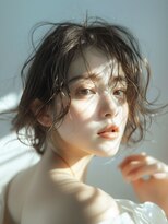 メルバ(Melva)&nbsp;黒髪/ボブルフ/ネビージュ/小顔/ワンレン/水戸/髪質改善/前髪