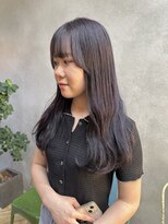 グローバルヘアー バランス(global hair BALANCE) 10代20代/ダークパープル/ロングヘア