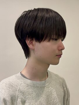 ビューエヒメ(VIEW EHIME) 韓国風センターパートシースルーバングメンズ透明感カラー