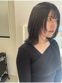顔周りレイヤースタイル♪/伸ばし中ヘア/ミディアム