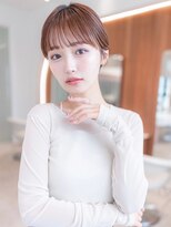 20代30代大人可愛いレイヤーロング/前髪パーマ/グレーベージュ