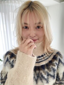 グリーン 町田(green) 【ケアブリーチ】ブリーチ×ホワイトベージュ