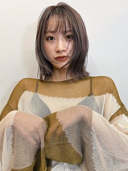 ヴヴ(Bub)の写真/【赤坂駅徒歩5分】なりたい雰囲気や顔の形に合わせた前髪カット/顔周りの抜け感デザインが人気の天神美容室