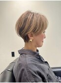 似合わせショート/フェザーショート/細めハイライト