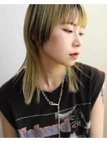 ロッソ ヘアアンドスパ 六町店(Rosso Hair&SPA)&nbsp;ウルフ逆インナーカラー