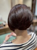 エミュー 大船店(emue)&nbsp;大船ショートヘア大人ショートボブ白髪ぼかしハイライト白髪染め