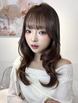 オニキス(ONYX) C157ブリーチなしダブルカラーマロンベージュ韓国レイヤー