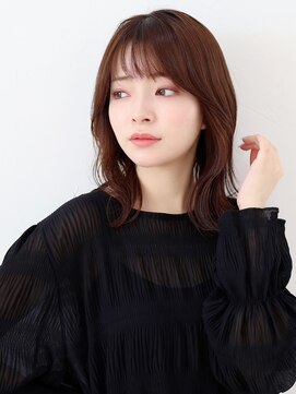 ベルム(Belme) 韓国風イメチェングレーベージュレイヤーミディ似合わせカット