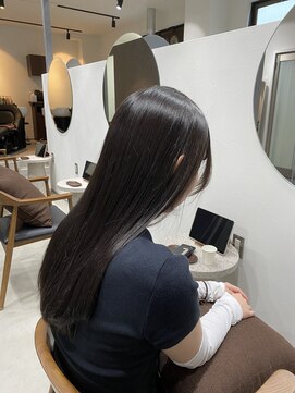 アンド グラフ(& Graph.) 透明感カラー Aujua髪質改善トリートメント