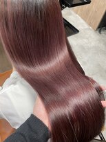 リンクミリ(Link mili)&nbsp;【バーガンディカラー】髪質改善/韓国ヘア/レイヤーカット