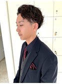 フェザーパーマメンズスタイル