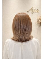 アスフィーダ(A'sfida)&nbsp;レイヤーカット/ウェットヘア/オリーブベージュ