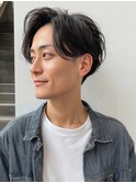 小倉/刈り上げセンターパート/波巻きツイストスパイラル
