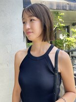 スク(SUKU)&nbsp;結べるボブ×ベージュ