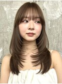 ミディアム/ロング/レイヤーカット/顔周り/10代20代30代/表参道