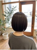 切りっぱなしボブ