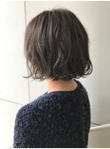 艶髪★赤味ゼロ!グレージュカラー